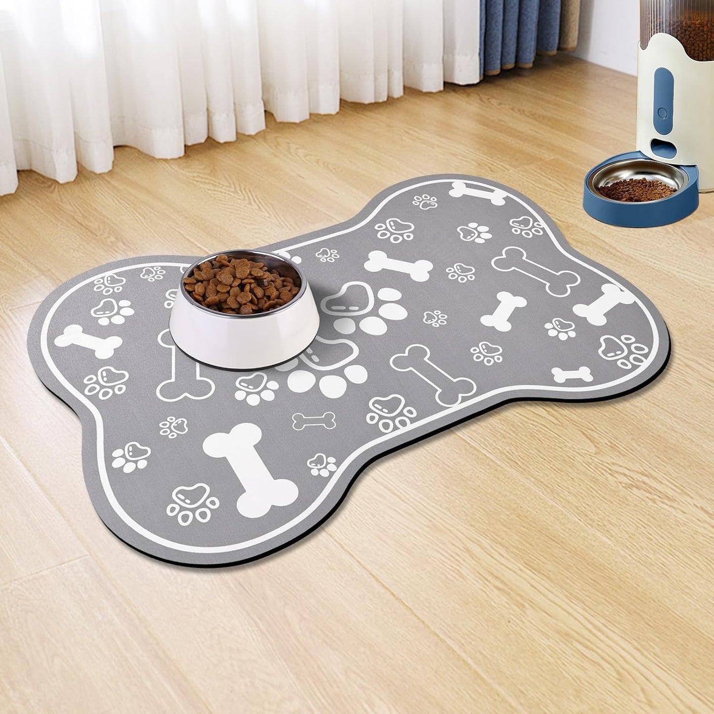 Dog Cat Food Mat,Rapid Absorbent Pet Feeding Mat