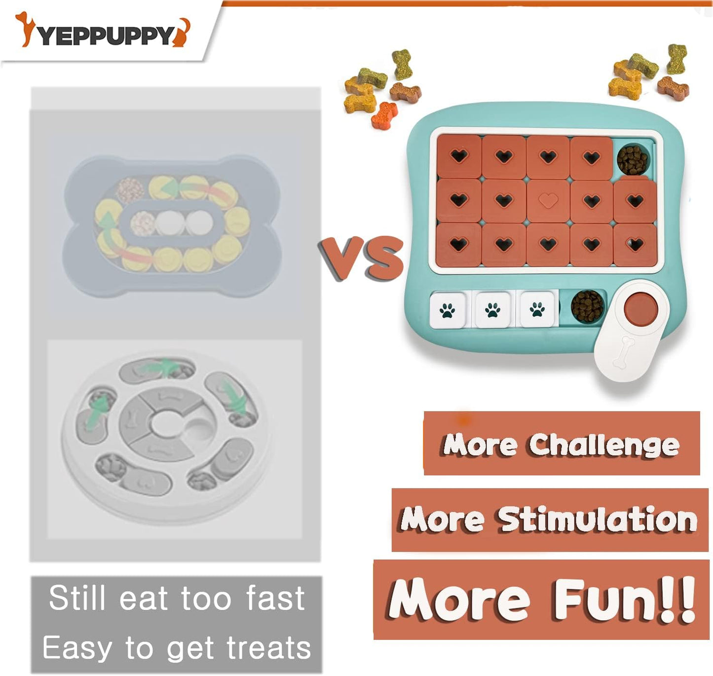 Level 3 Smart Interactive Puzzle Toy Game for Dogs