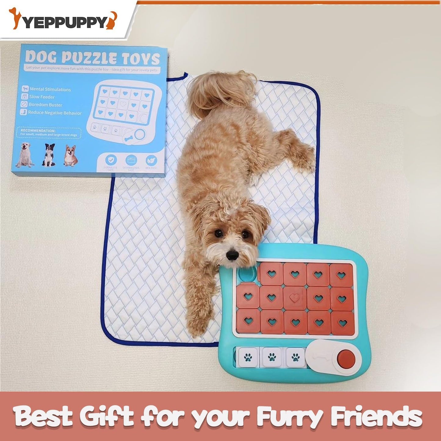 Level 3 Smart Interactive Puzzle Toy Game for Dogs