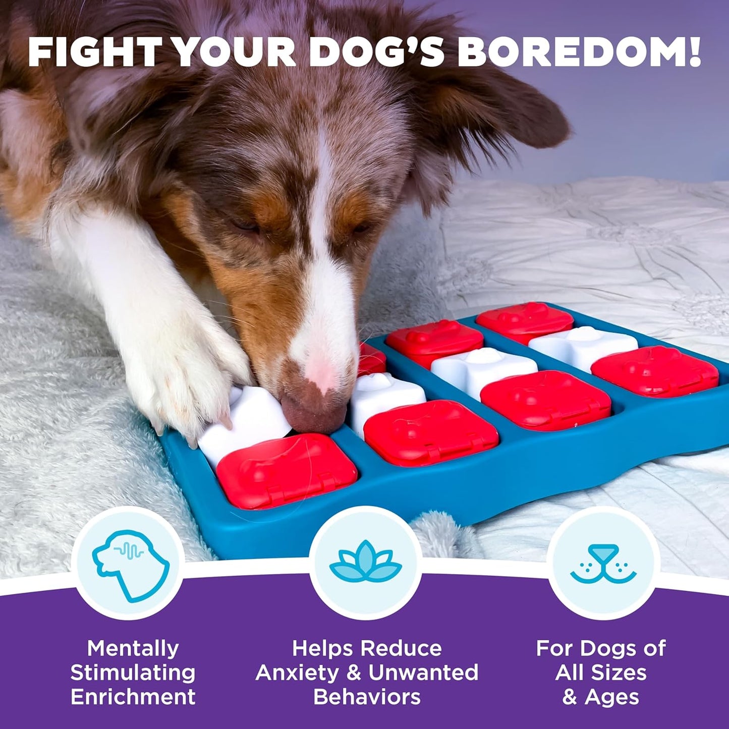 Dog Brick Treat Puzzle Enrichment Toy