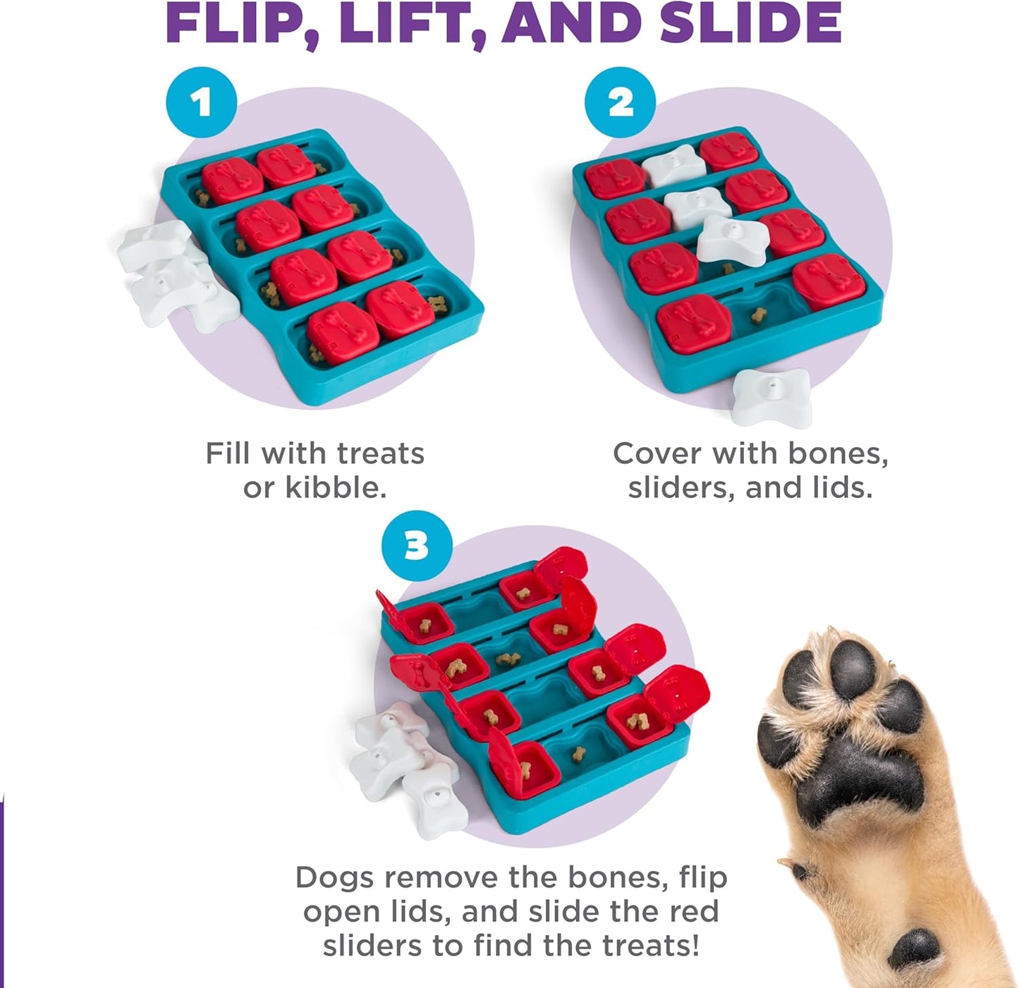 Dog Brick Treat Puzzle Enrichment Toy