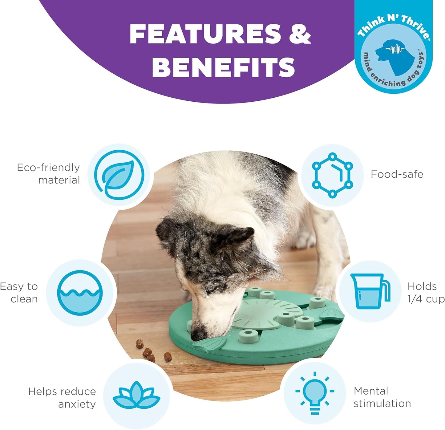 Outward Hound by Nina Ottosson Dog Worker Treat Puzzle Enrichment Toy